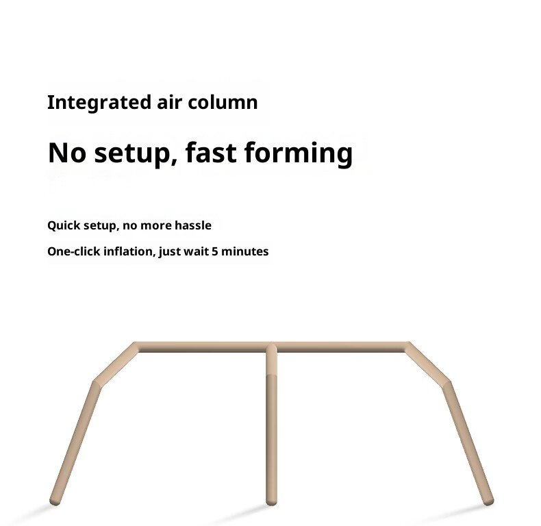 Two Bedrooms One Living Room Inflatable Tent 09cdd974e6174af7b23db410011e72c6