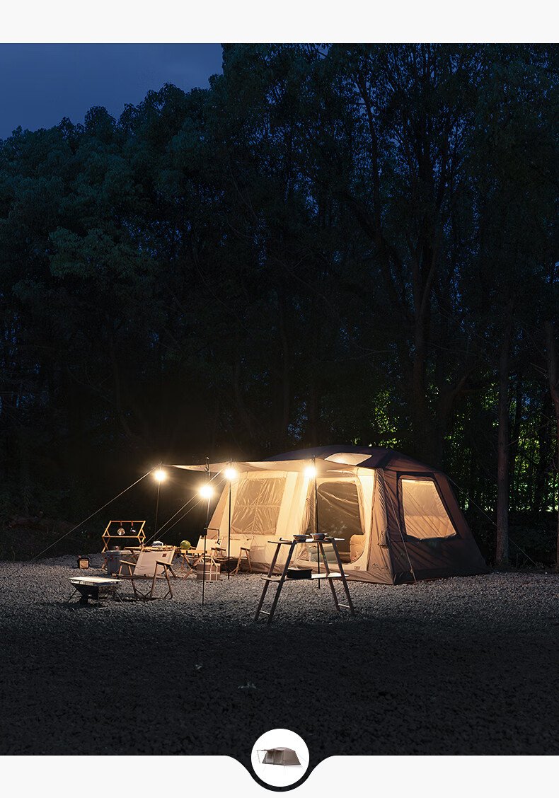 Two Bedrooms One Living Room Inflatable Tent 8d4298792f88406b8eb9b410011ea70d