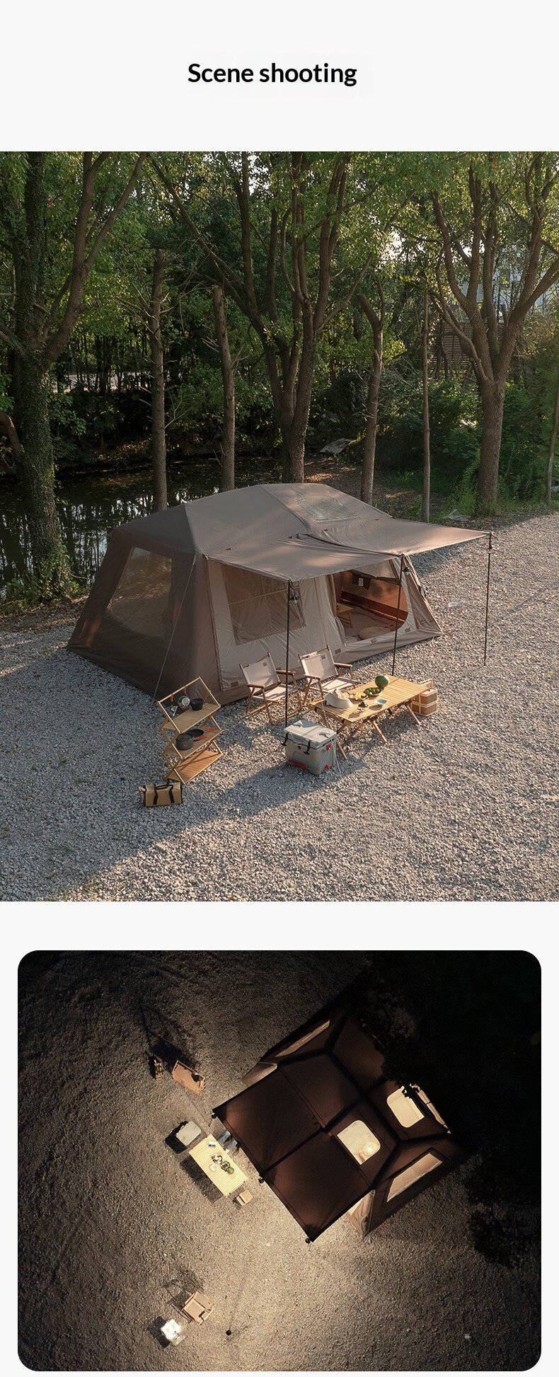 Two Bedrooms One Living Room Inflatable Tent C778f5751cc44997a1a4b410011ea4c4