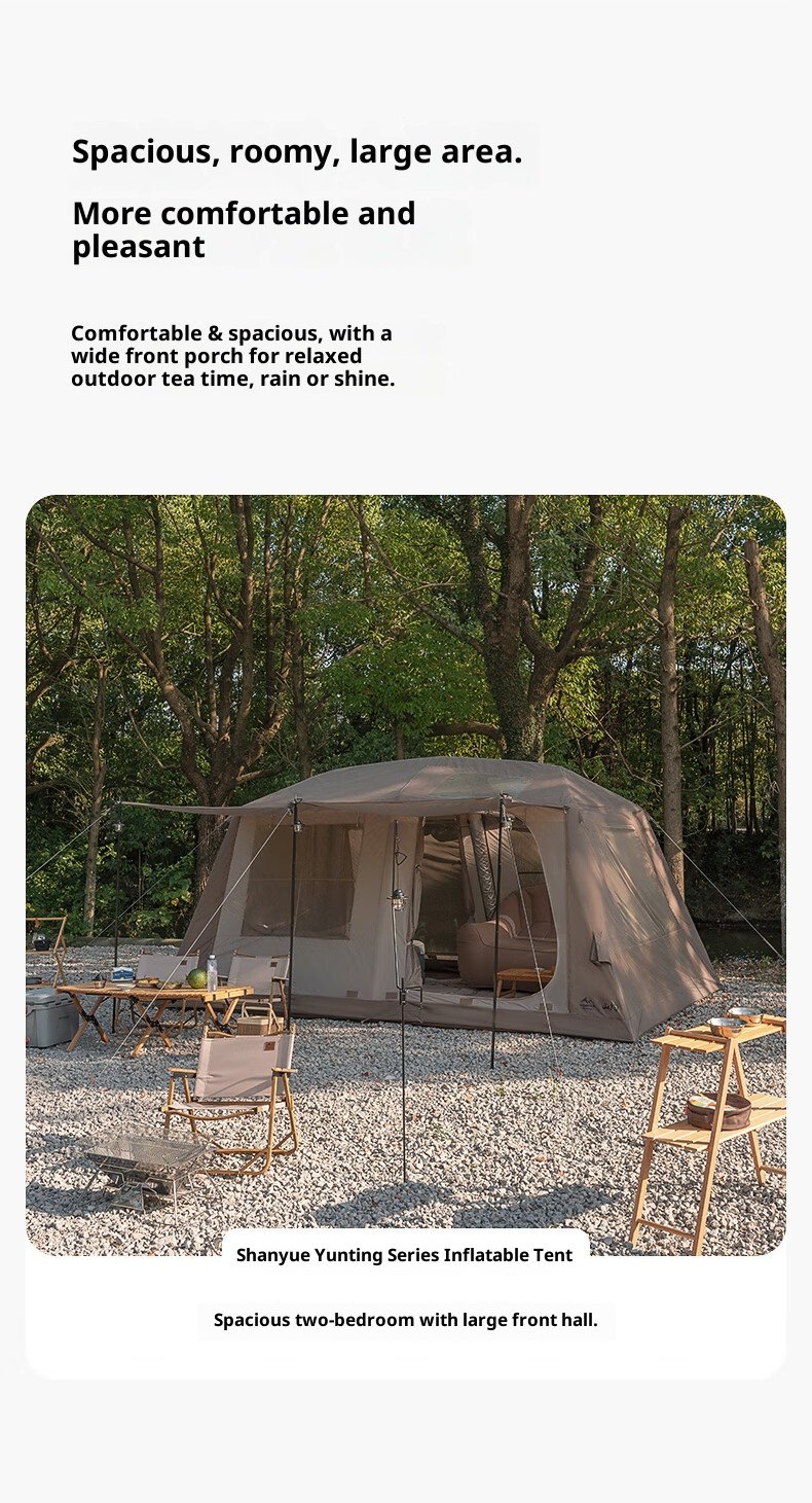 Two Bedrooms One Living Room Inflatable Tent Ce41113ad420487da6e6b410011e6fac