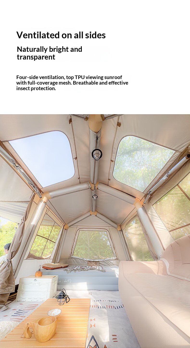 Two Bedrooms One Living Room Inflatable Tent Ddaec52f8b2a4bc3a1a3b410011e90a4