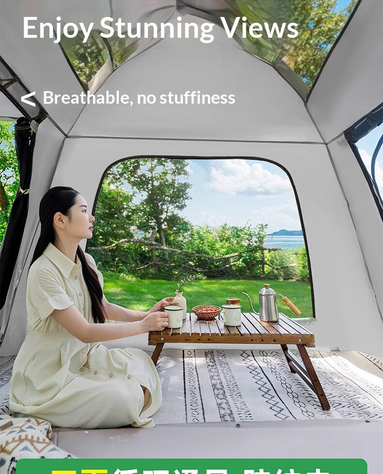 5-8 Person Instant Pop-Up Tent 0e410732307a4e9ab2dfb42400d61574