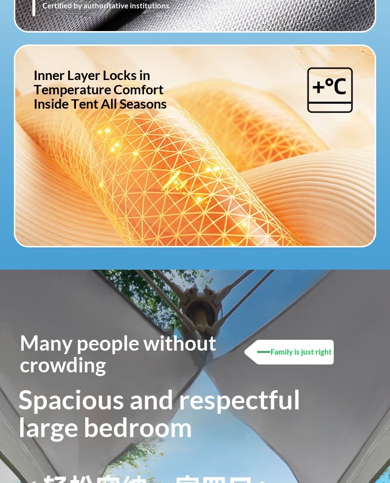 5-8 Person Instant Pop-Up Tent 266e7f13165f4fad8c59b42400d5fd87