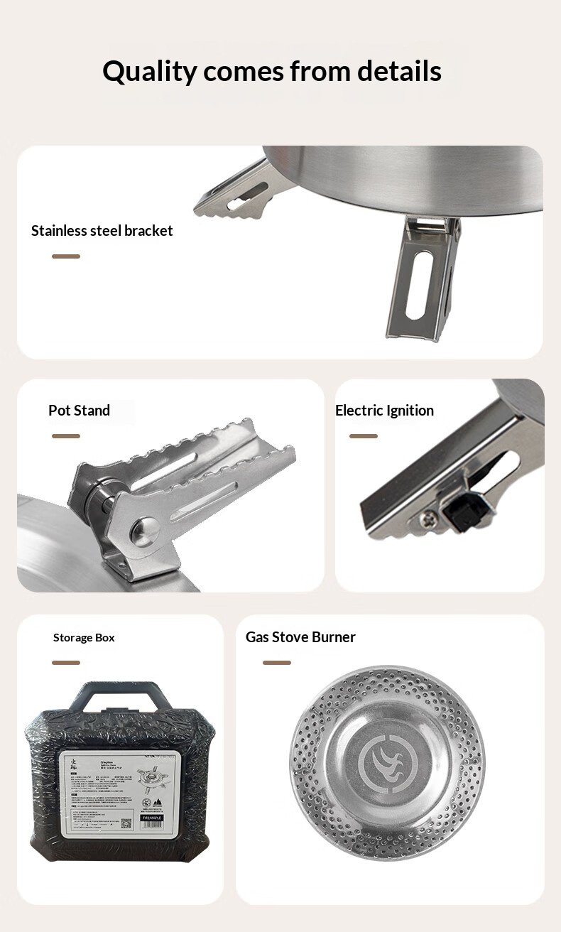 Portable Fierce Fire Windproof Three-Head Camping Stove 49521b0d3e0247fba510b42200f28c47