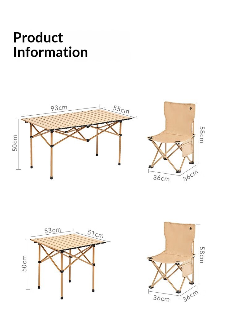 Outdoor Folding Table and Chairs Set 4d7bd7cea5314bedb450b42400d06270