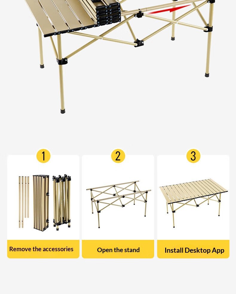 Camping Egg Roll Table and Chairs 5c817c5afec249f98f34b42400d2597c
