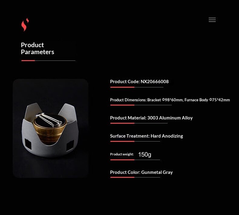 Portable Fierce Fire Windproof Three-Head Camping Stove 95dd8fdba89047f2b157b42200e1903f