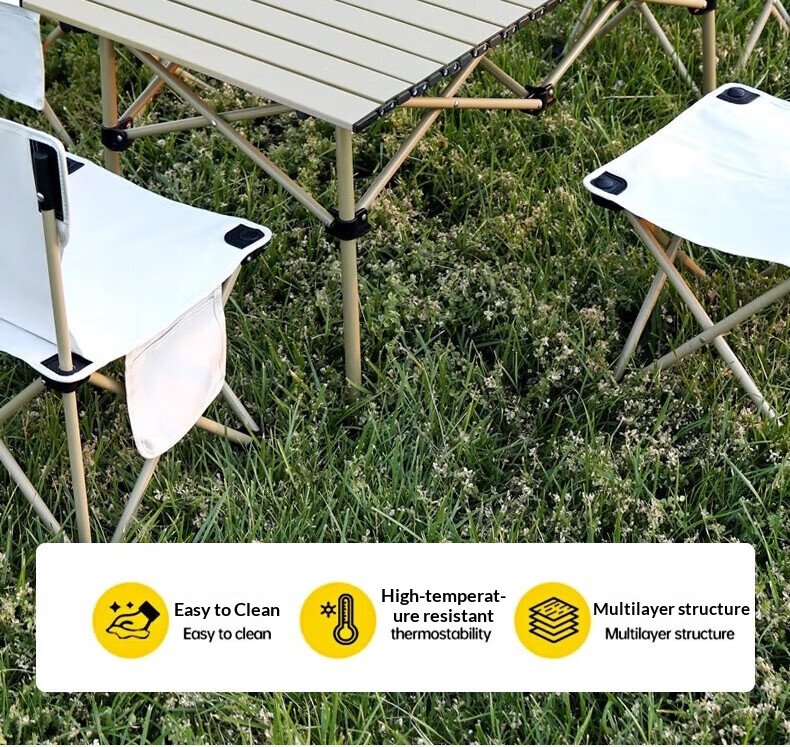 Camping Egg Roll Table and Chairs A5a89a80e352426dbbeeb42400d25fae