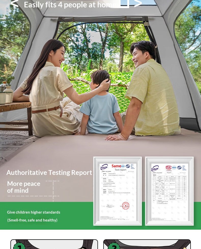 5-8 Person Instant Pop-Up Tent Df784ee179bd4fd5a480b42400d60329