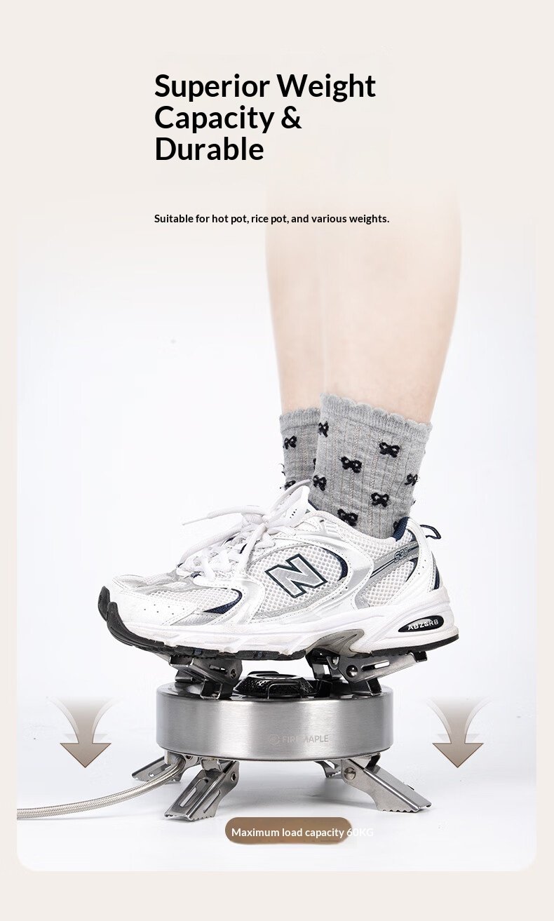 Portable Fierce Fire Windproof Three-Head Camping Stove Fb8e7525d1f94931b2dfb42200f27b56