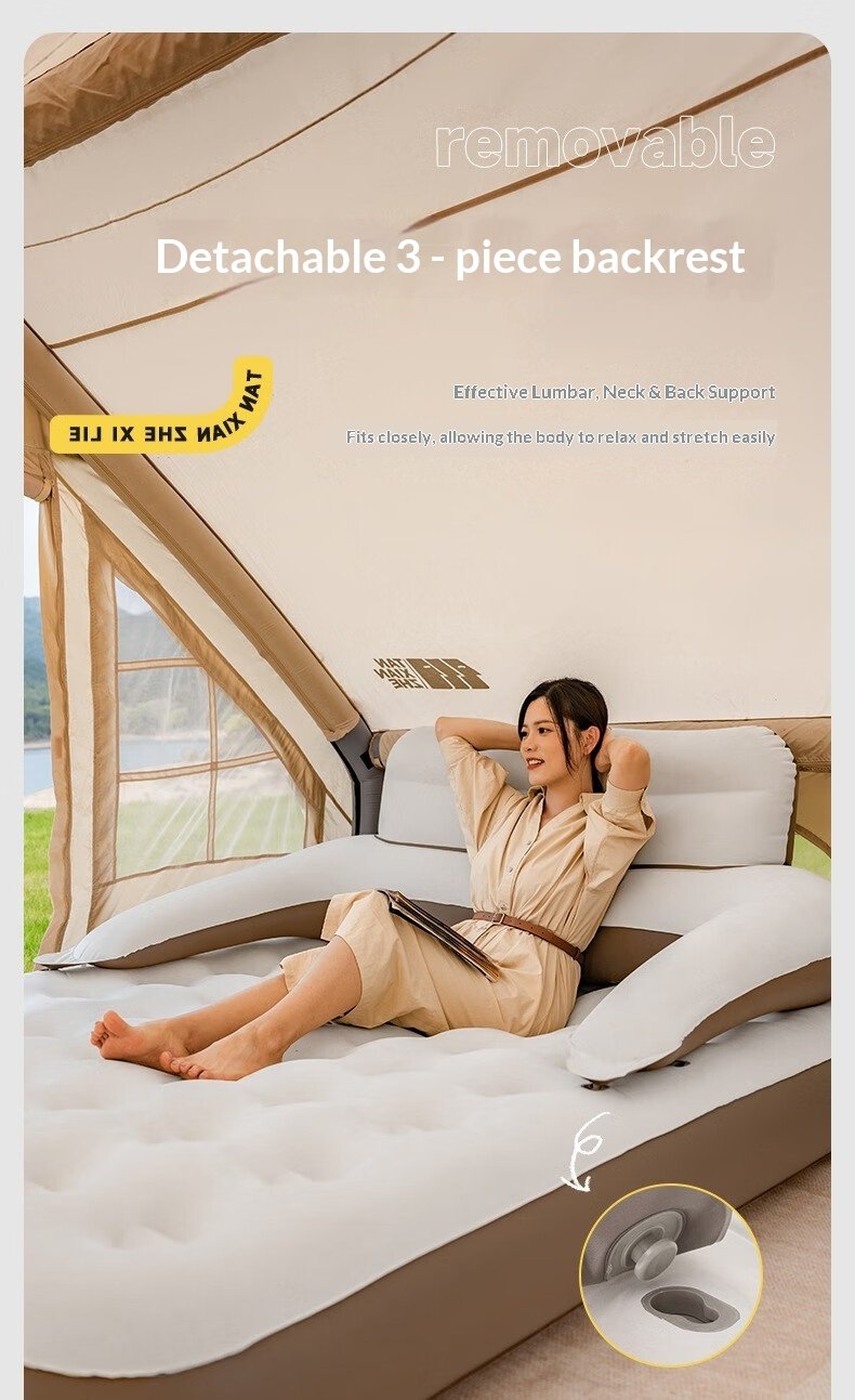 Double Automatic Inflatable Air Mattress Ff18cffd65264440a792b42200f8f6d9